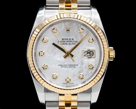 Rolex Oyster Perpetual Datejust K Ss Withtide