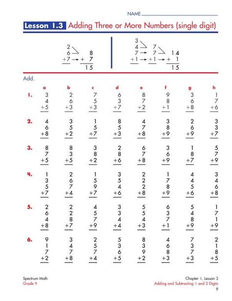 Carson Dellosa Spectrum Math Workbook Grade 4 Cd 704564 Supplyme