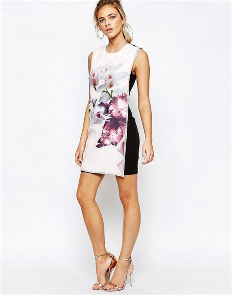 Ted Baker Shift Dress In Ethereal Posie Print At Latest Fashion Clothes Shift Dress