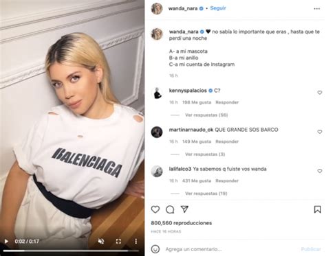 Irónico Comentario De Wanda Nara Tras Haber Sido Víctima De Un Hackeo Te Perdí Una Noche