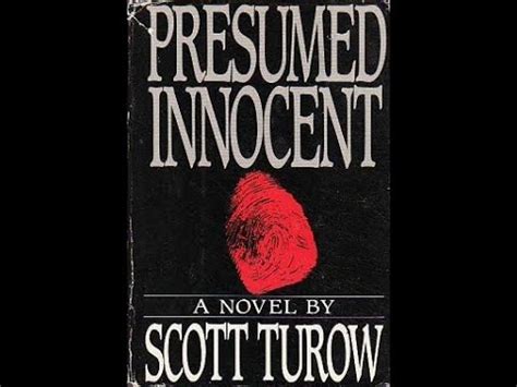 Presumed Innocent By Scott Turow Youtube