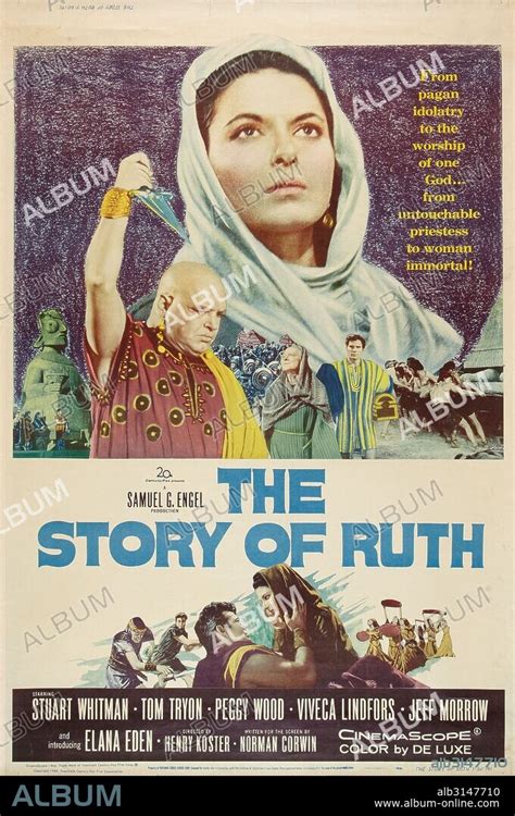 Poster Of THE STORY OF RUTH 1960 Directed By HENRY KOSTER Copyright