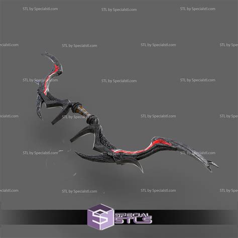 Cosplay STL Files Daedric Bow Elder Scrolls The Game | SpecialSTL