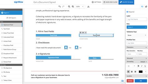 Insert Fields Fillable AirSlate SignNow