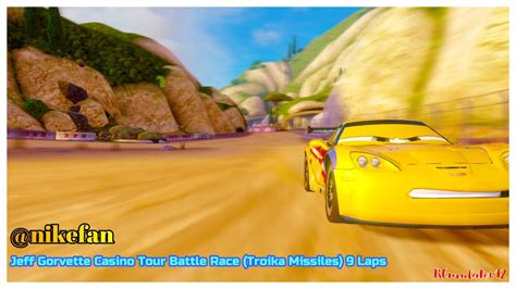 Cars 2 The Video Game Jeff Gorvette Battle Race Troika Missiles