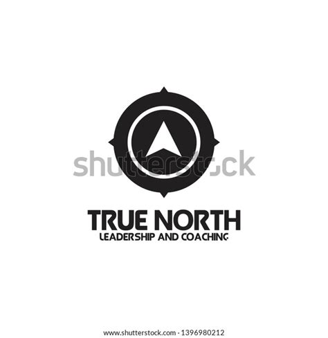 True North Compass Logo Icon Design Stock Vector (Royalty Free ...