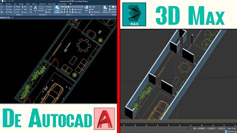 Como Importar Un Plano De Autocad A 3d Max 2020 I Bien Explicado Youtube