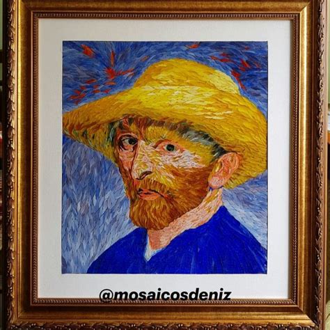 Releitura Em Mosaico Da Obra De Van Gogh Chap U De Palha Feito Em