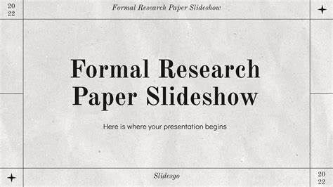 Research Powerpoint Template