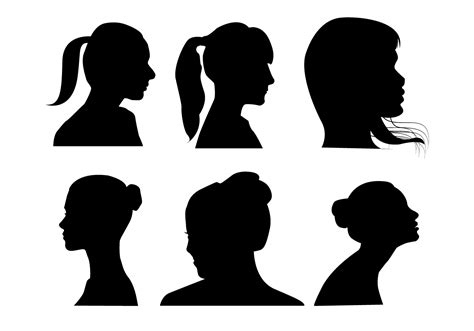 Women Profile Vectors Download Free Vector Art Stock Graphics And Images