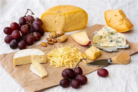 Free Photo | Delicious assortment of snacks and cheese