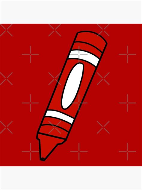 Clipart Red Crayon