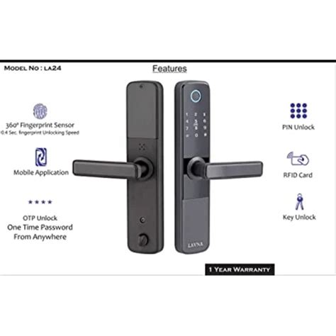 Smart Biometric Door Lock Glass Series With App Support With Wireless Remote At 1499900 Inr In