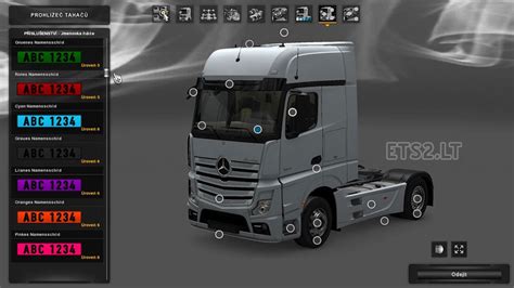 Driver Plate | ETS2 mods