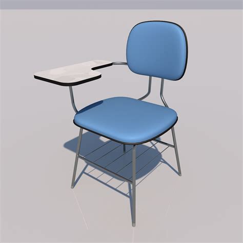 School Chair 3d Model 10 3ds C4d Obj Wrl Free3d