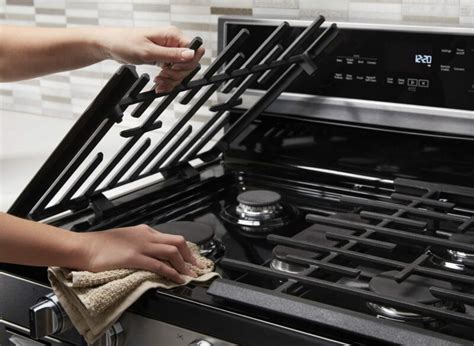 How To Clean Your Kitchenaid Cast Iron Gas Stove Grates A Step By Step