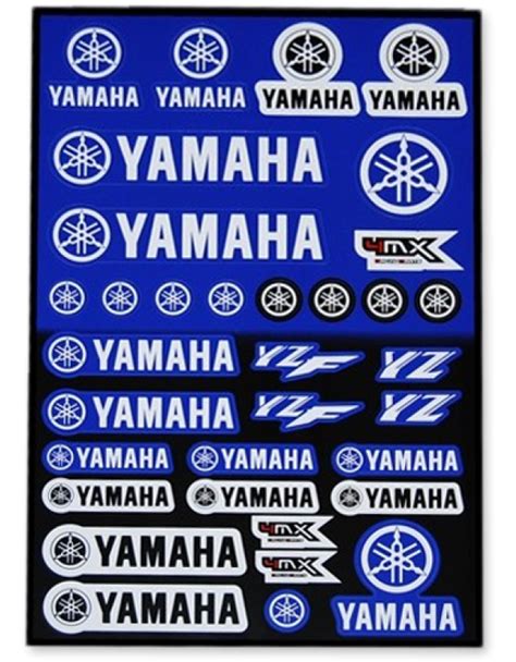 Planche De Stickers Yamaha