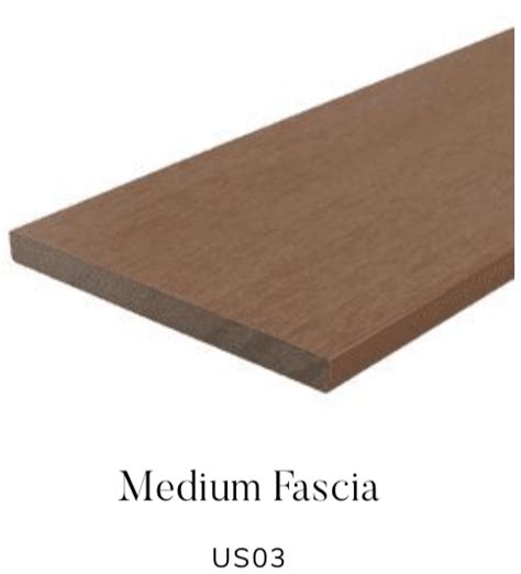 US03 NewTechWood Decking Fascia Finishers All Colors Available To