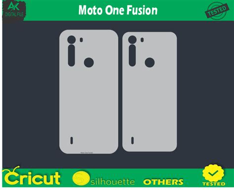 Moto One Fusion Skin Vector Template Ak Digital File