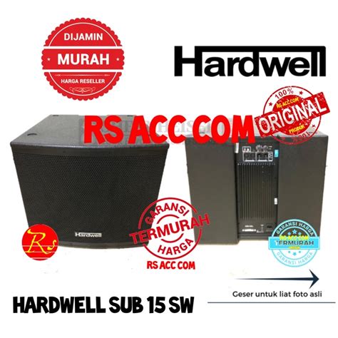 Jual Subwoofer Aktif HARDWELL SW 15 SW15 ORIGINAL 15 Inch Power 1300