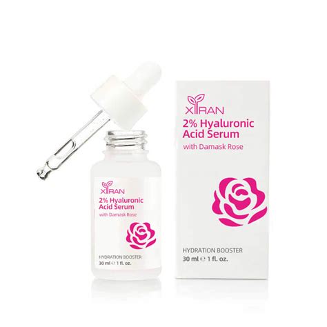 Private Label 2% Hyaluronic Acid Face Serum with Damask Rose