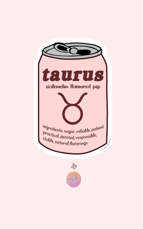 Taurus Zodiac Sign Trendy Vsco Sticker Sticker By Albsbubble Zodiac