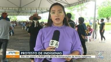 Jornal de Roraima 1ª edição Indígenas protestam no centro da cidade