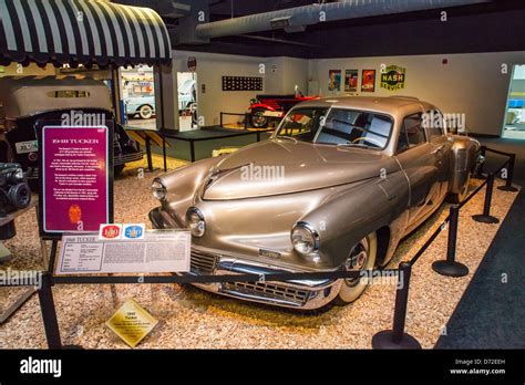 A 1948 Tucker Automobile at the National Automobile Museum in Reno ...