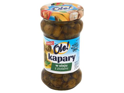 KAPARY W OLEJU Z ZIOŁAMI 180g Ole Ole Sklep EMPIK