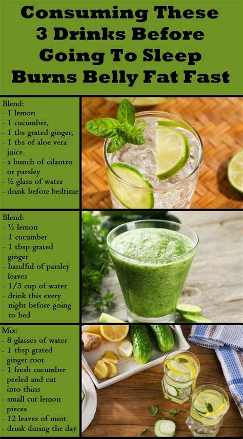 Belly Fat Homemade Fat Burning Drinks Herbs And Food Recipes