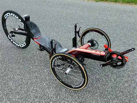 Formula Rc Carbon Red Livery Tricycle Bike Recumbent Bicycle