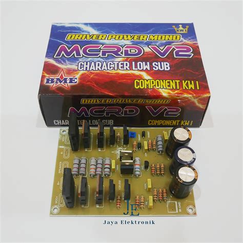 Jual Kit Driver Power Mono MCRD V2 Low Sub By BME Shopee Indonesia