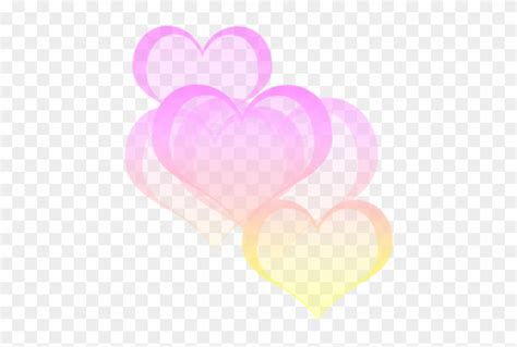 Heart Pastel Bokeh Color Clip Art Pastel Heart Png Background Free