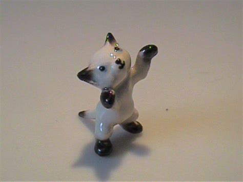 Vintage Miniature Hagen Renaker Siamese Cat On Hind Legs Etsy