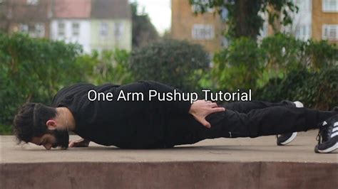 One Arm Pushup Tutorial Progression Guide Youtube