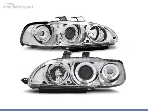 FAROS DELANTEROS OJOS DE ANGEL PARA HONDA CIVIC BERLINA Motorsport