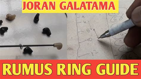 Rumus Ring Guide Joran Galatama By Kenzie Pancing Youtube