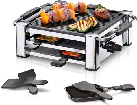 Amazon De Severin Mini Raclette Grill Kleines Raclette Mit