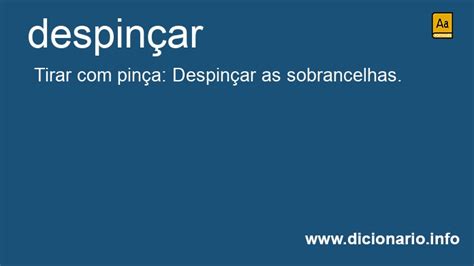 significado de despincar