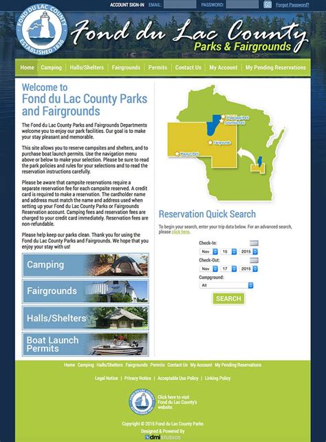 PaRkS - Parks Reservation System: Fond du Lac County Parks and ...