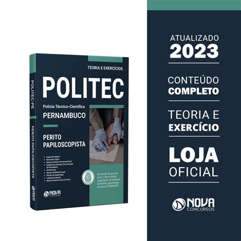 Apostila Politec Pe Perito Papiloscopista Shopee Brasil