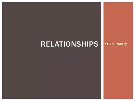 Ppt Relationships Powerpoint Presentation Free Download Id 2496991