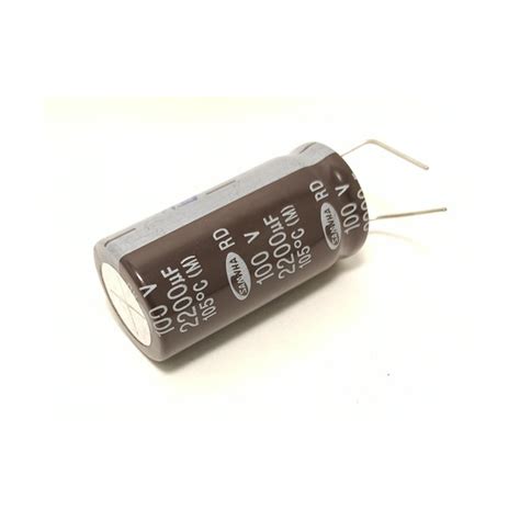 Capacitor Electrolítico 2200 uf 100V ELECTRÓNICA GUATEMALA OXDEA