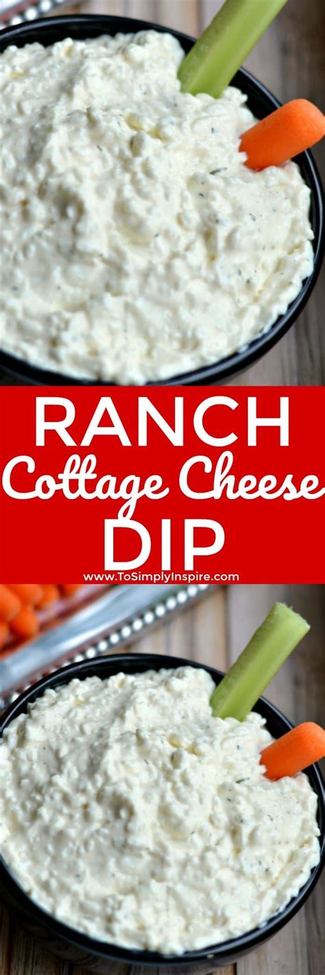 This Tasty Ranch Cottage Cheese Dip Will Quickly Become A Favorite In