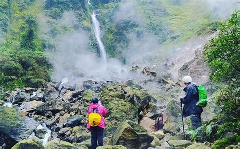 Curug Cikawah Wisata Unik Di Bogor Ada Air Terjun Dan Kawah Di Satu