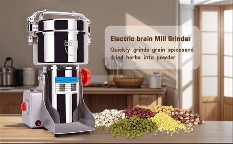 Amazon Greatrue Grain Mill Grinder Electric G Stainless Steel