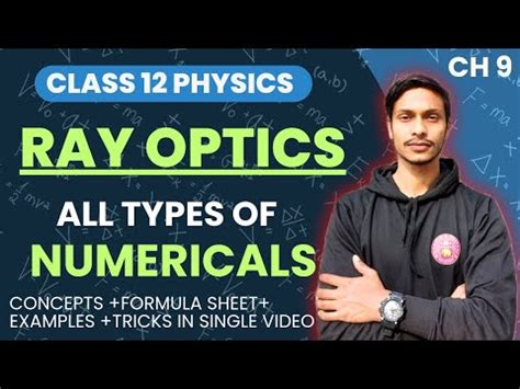 Ray Optics Class Numericals Class Physics Chapter All Types