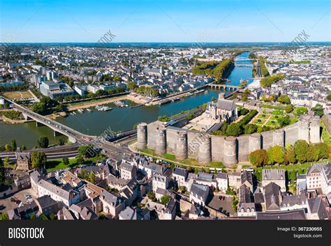 angers aerial image photo  trial bigstock