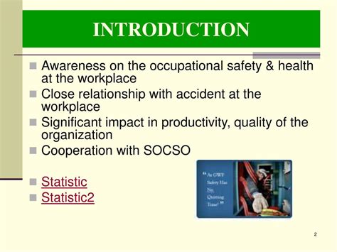 Ppt Occupational Safety And Health Administration Powerpoint Presentation Id 1085220