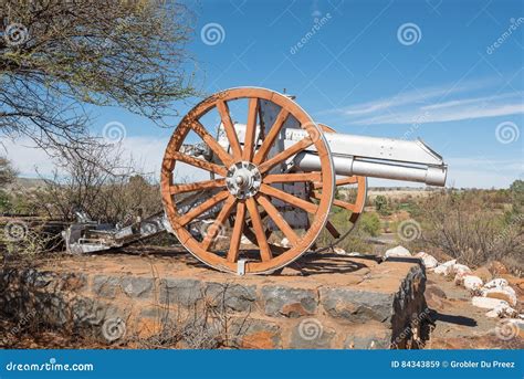 Cannon At The Monument In Koffiefontein Stock Image Image Of